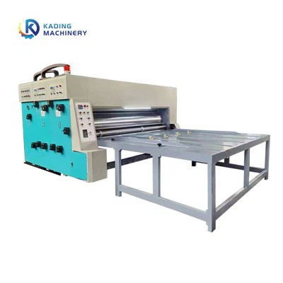 Cadwyn lled -awtomatig Bwydo carton Argraffu Slotio Peiriant Torri Die